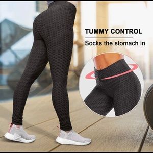 Bubble Textured Butt Lifting Leggings